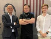 Илон Маск встретился с внуком и правнуком Сергея Королева. Фото