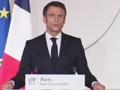 Макрон назвал действия Путина "покушением на мир и стабильность в Европе" и анонсировал масштабные санкции