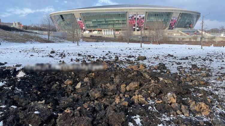 Наслідки удару по центру Донецька