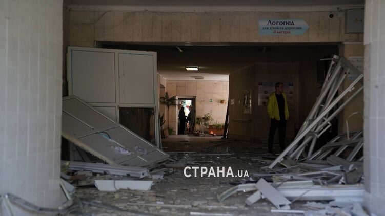 Киевская поликлиника после атаки РФ 1 июня