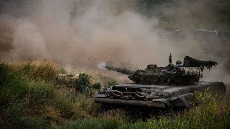 Танк ЗСУ на північних кордонах України. Фото Генштабу