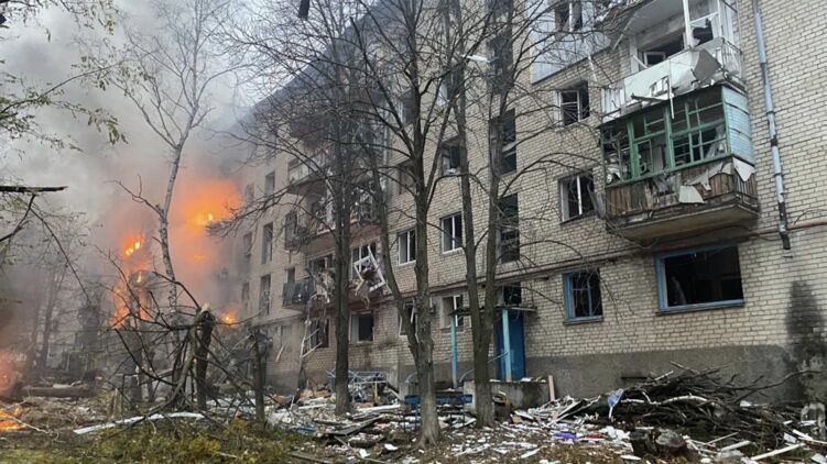 Прилет по дому в Николаевке Донецкой области