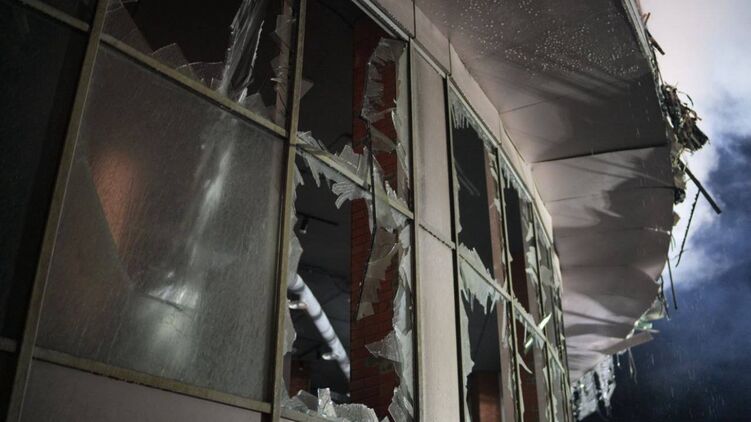 Наслідки нічної атаки на Запоріжжі. Фото: Запорізька ОВА