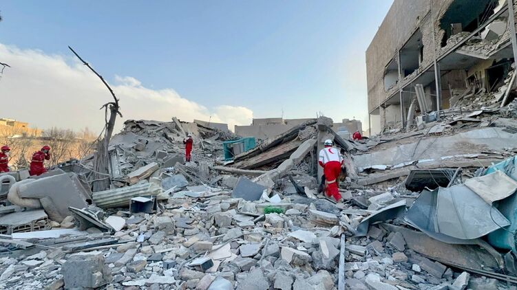 Руйнування в Ірані після повітряних ударів. Фото: x.com/Tasnimnews_EN