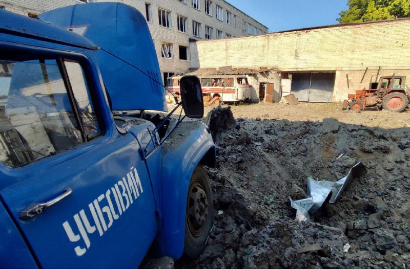 противник ударил ракетой по учебному заведению в Салтовском районе Харькова