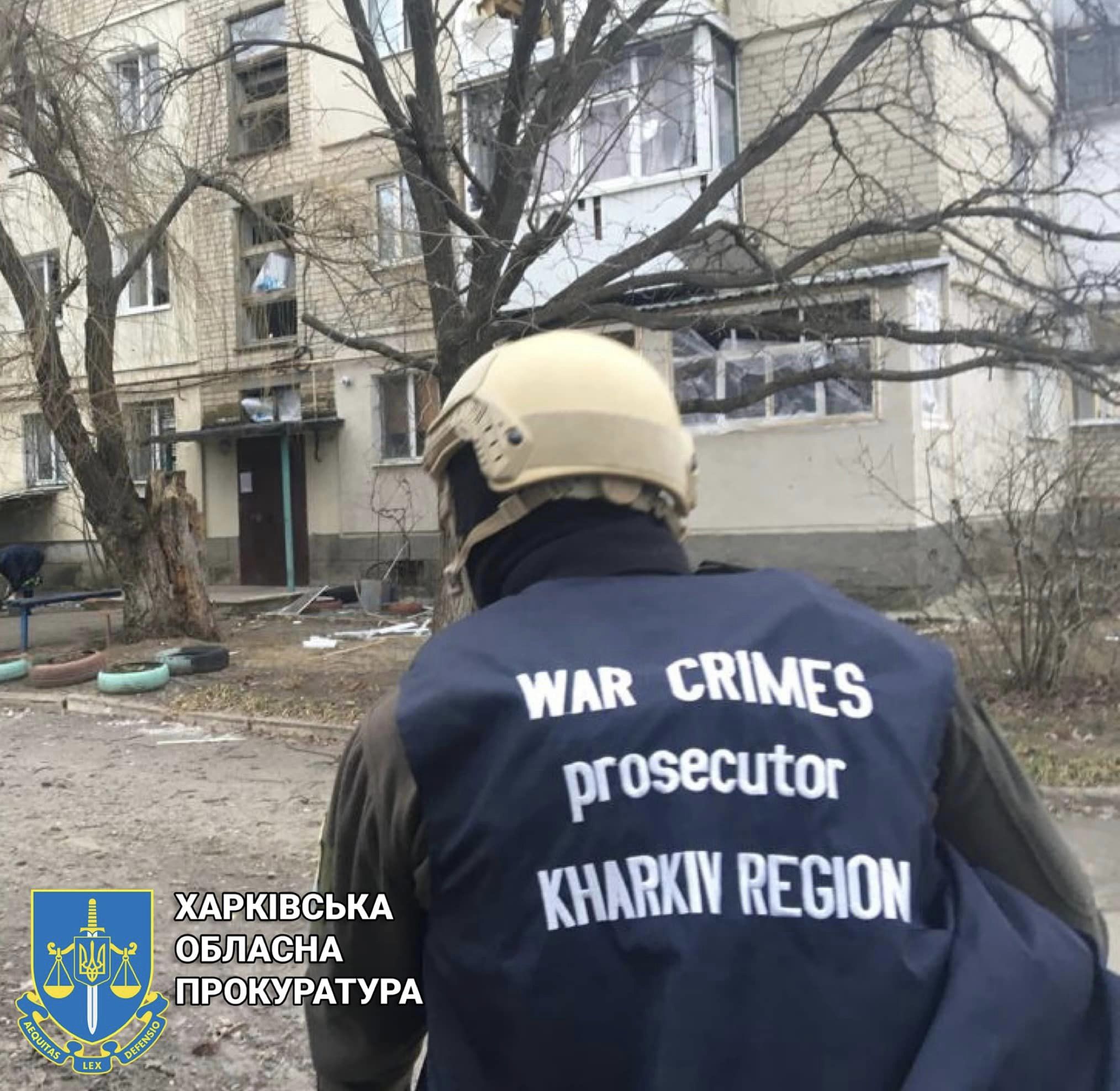 Последствия обстрела Харьковской области