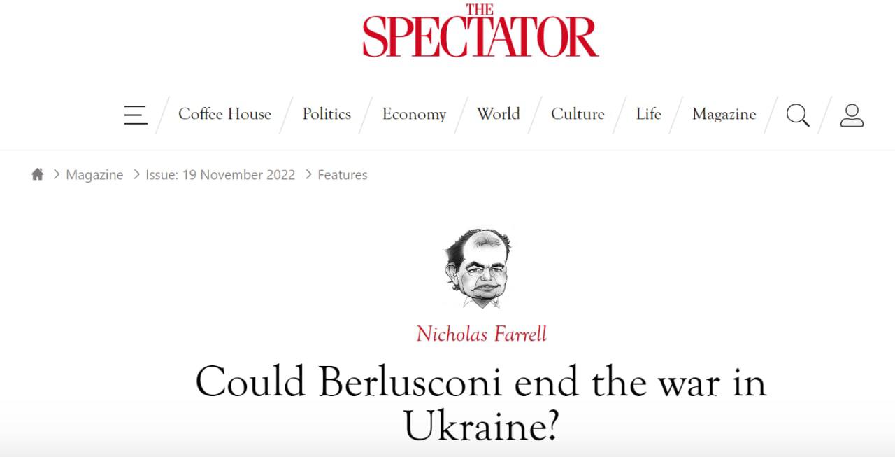 Берлускони хочет усадить Украину и РФ за стол переговоров