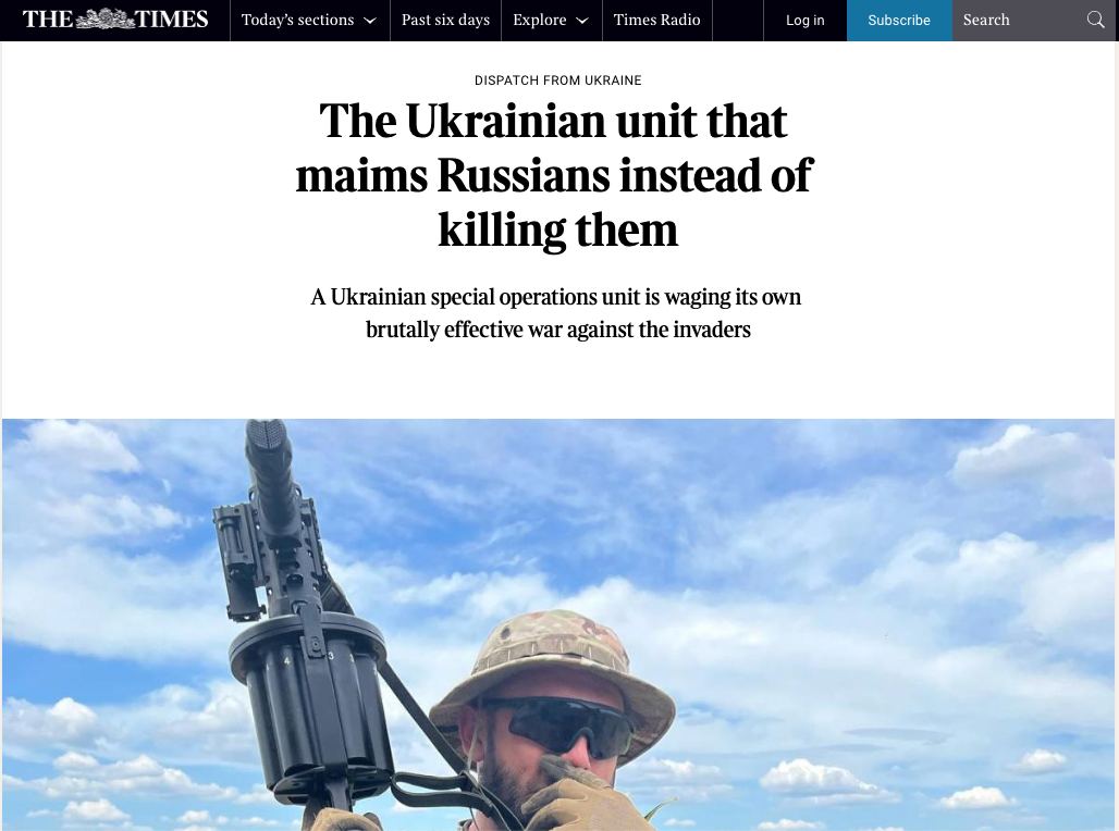 The Times пишет об украинском спецназе