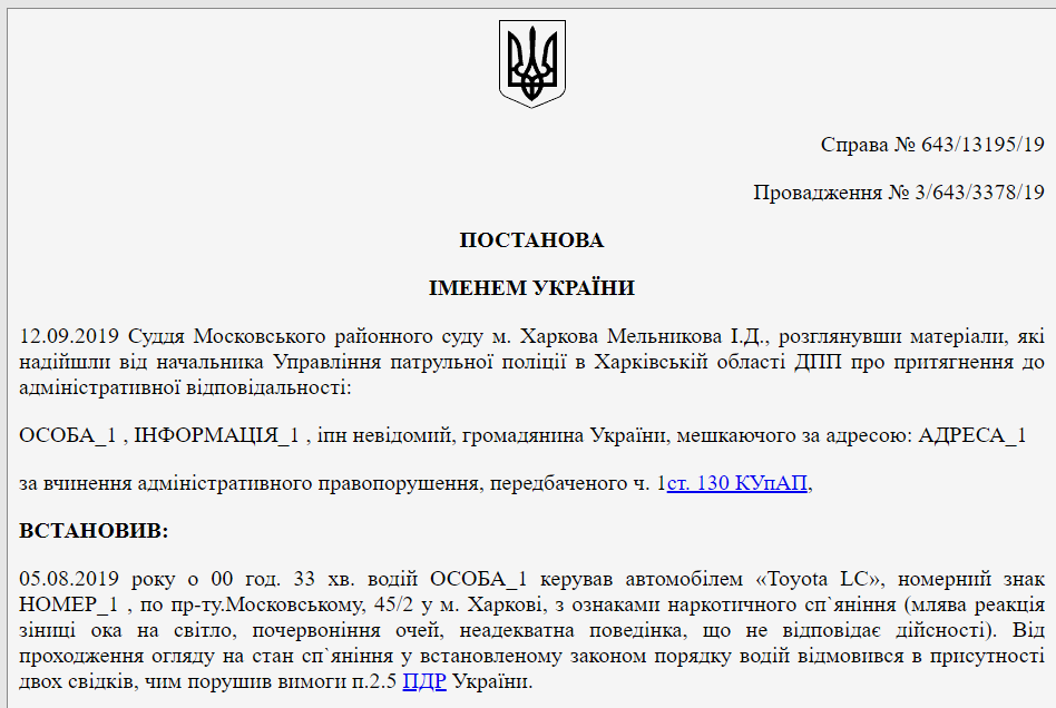 Иван Раина - Решение суда по ДТП в Харькове