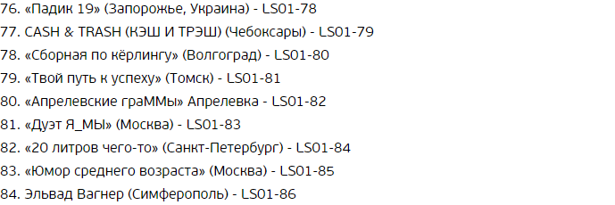 На российскую "Лигу смеха" подали заявки команды из Донецка, Крыма, Харькова и Одессы