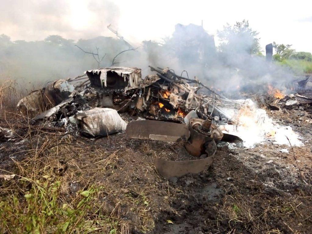 В Южном Судане разбился грузовой самолет, погибли 17 человек. Фото: Twitter