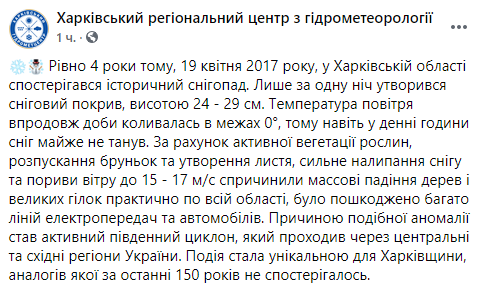 В Гидрометцентре напомнили о последствиях самого масштабного за 150 лет снегопада