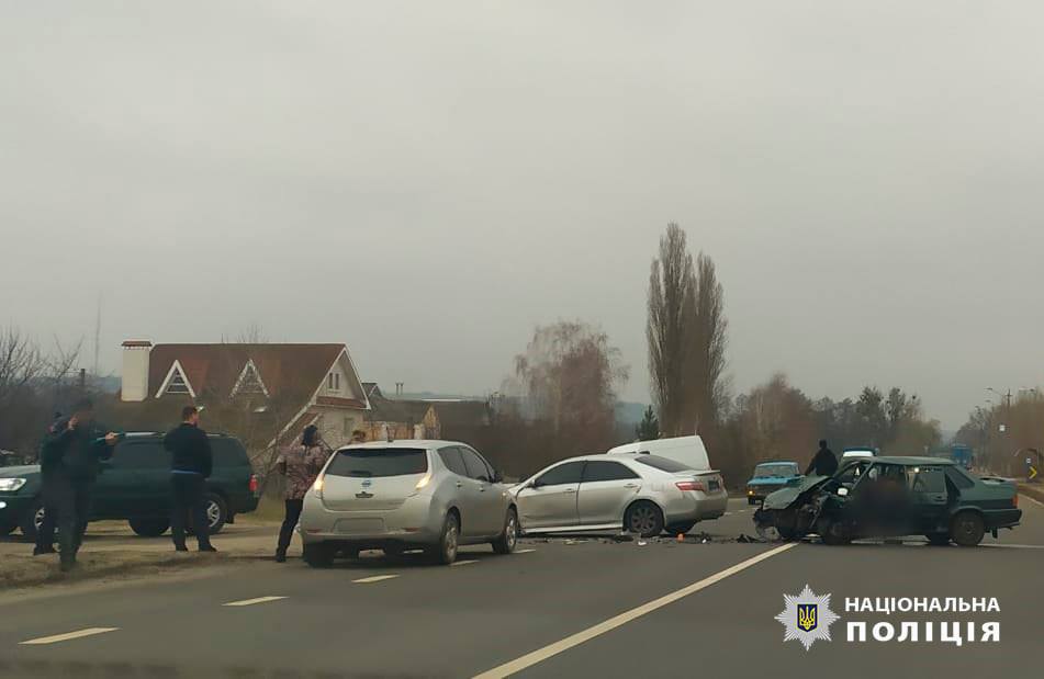 ДТП в Изюме. Скриншот facebook.com/police.kharkov