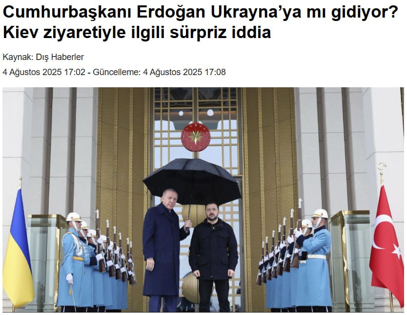 Снимок заголовка на turkiyegazetesi.com.tr