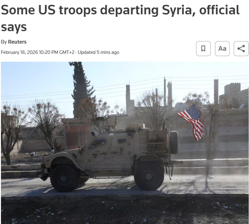 Знімок заголовку на wsj.com – США виводять військових із Сирії