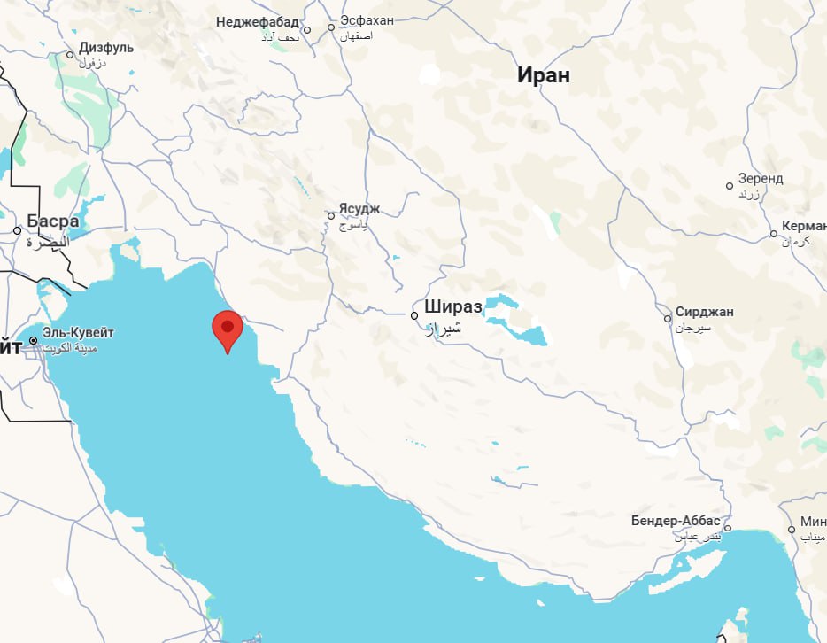 Остров Харг в Персидском заливе. Источник &ndash; Телеграм