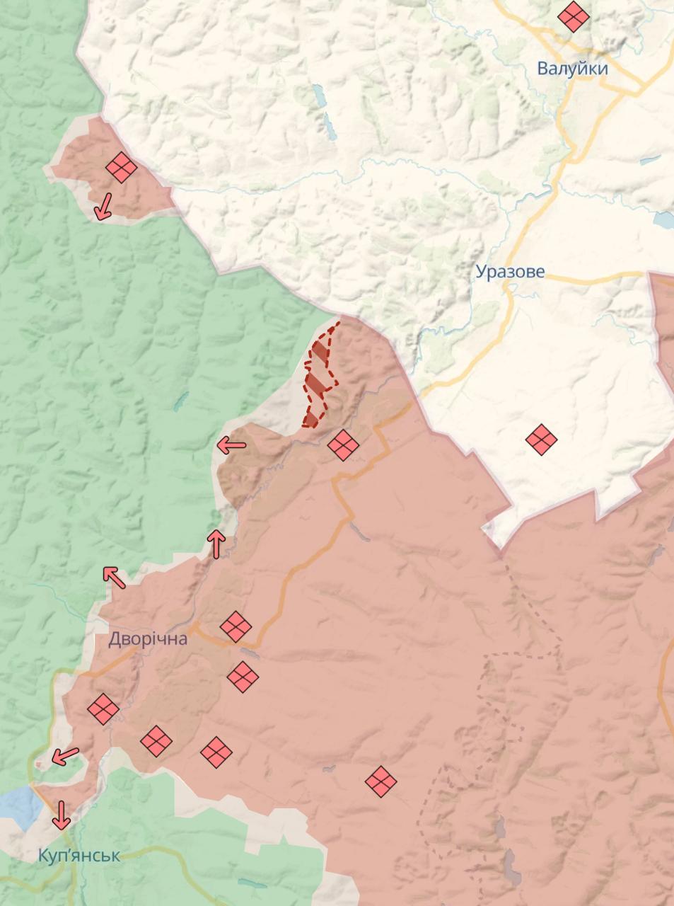 Карта бойових дій (2). Джерело - Deep State
