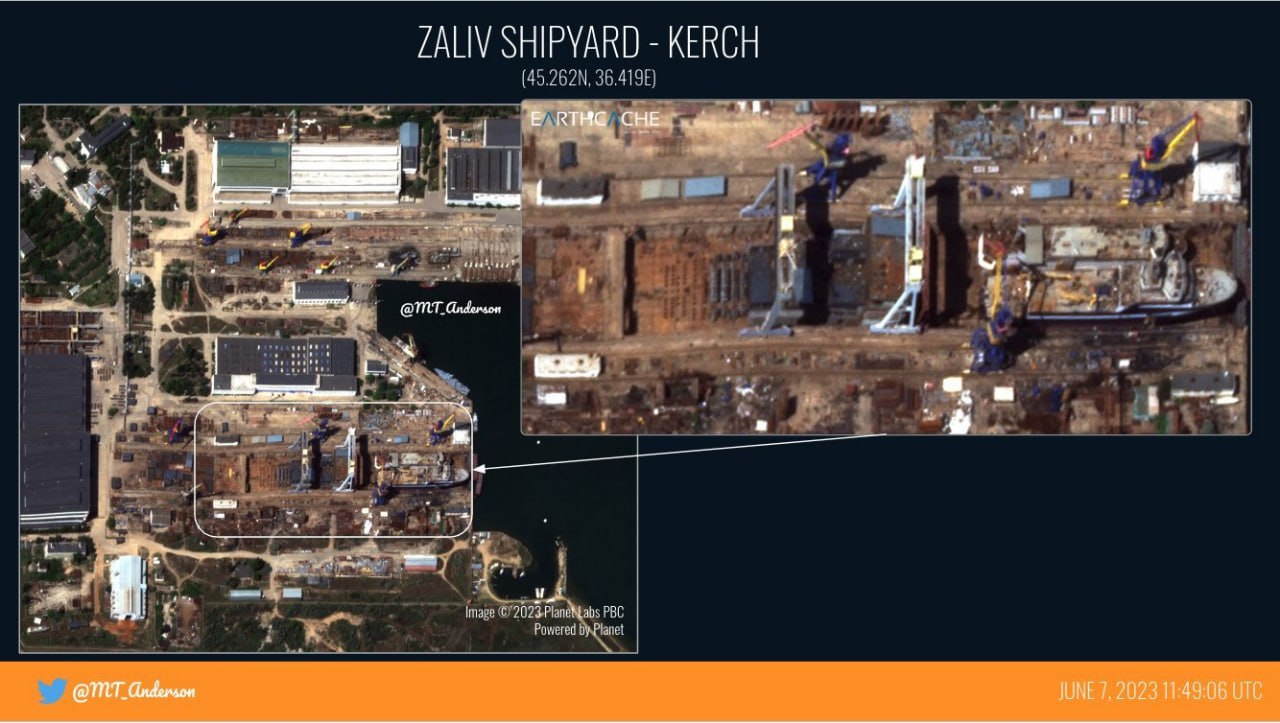 Спутниковый снимок. Источник - Defense Express