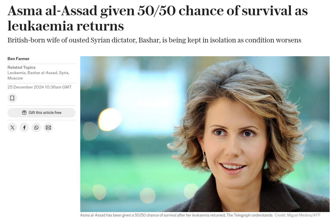 Снимок заголовка на telegraph.co.uk