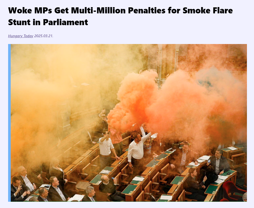 Знімок заголовка на hungarytoday.hu