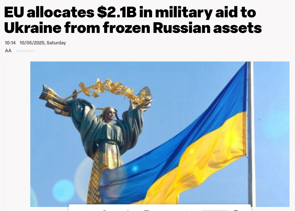 Знімок заголовка на yenisafak.com