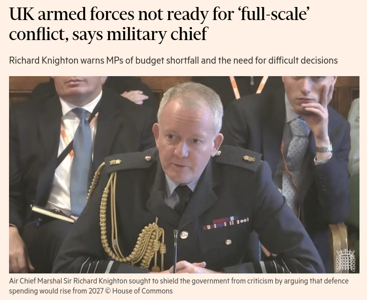 Знімок заголовка на ft.com - Британія не відправить свої війська в Україну, якщо буде загроза їхній безпеці