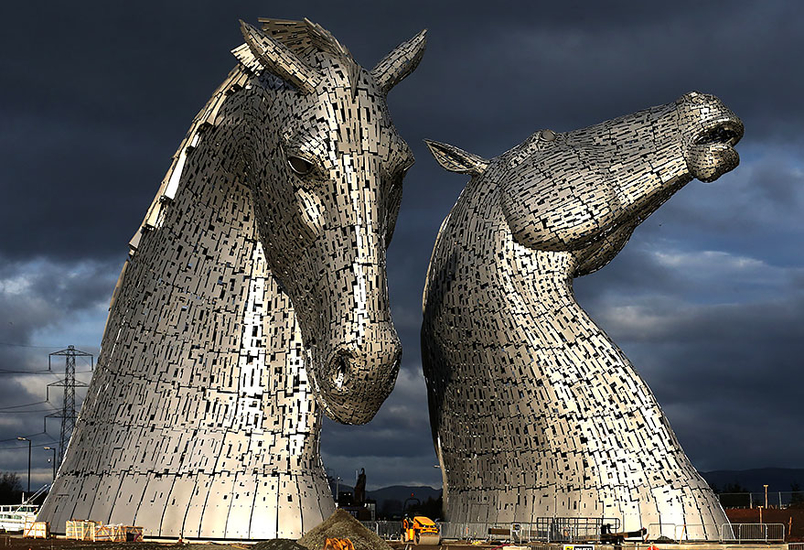 Kelpies, Грейнджмут, Великобритания
Фото: Andrew Milligan